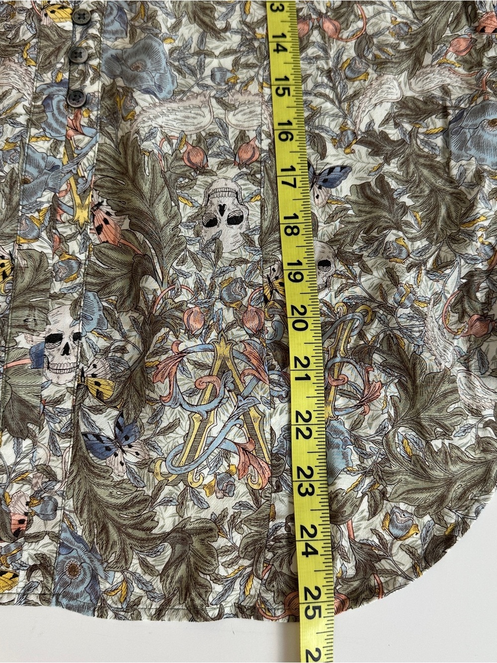Zadig & Voltaire Twina Soft British Flowers Tunic Shirt Size - Picture 8 of 8